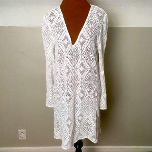 NWOT Milly Cabana White Swimsuit Cover Up